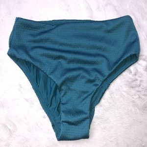 NWOT Classic Smocked Bikini Bottoms